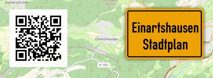Stadtplan Einartshausen