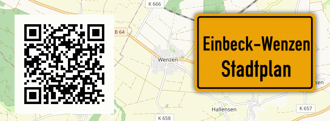Stadtplan Einbeck-Wenzen