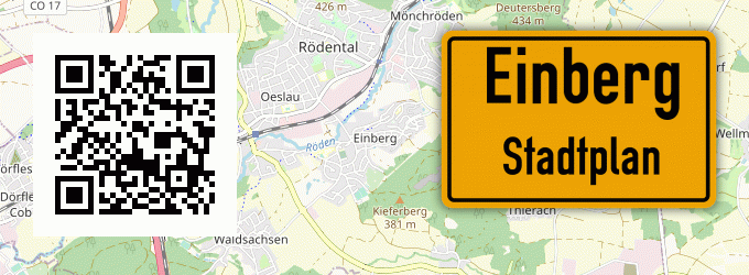 Stadtplan Einberg