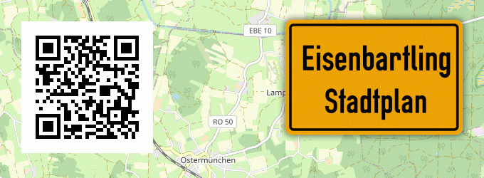 Stadtplan Eisenbartling, Oberbayern