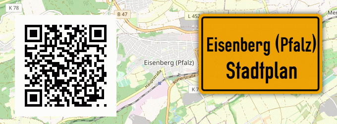 Stadtplan Eisenberg (Pfalz)
