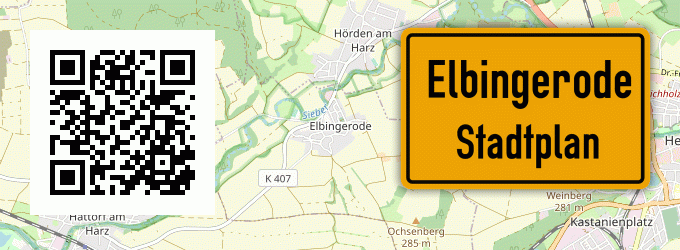 Stadtplan Elbingerode, Niedersachsen
