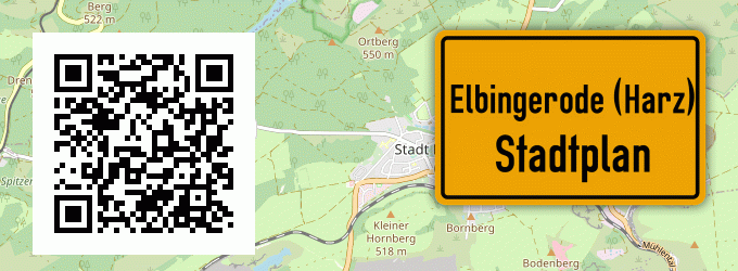 Stadtplan Elbingerode (Harz)