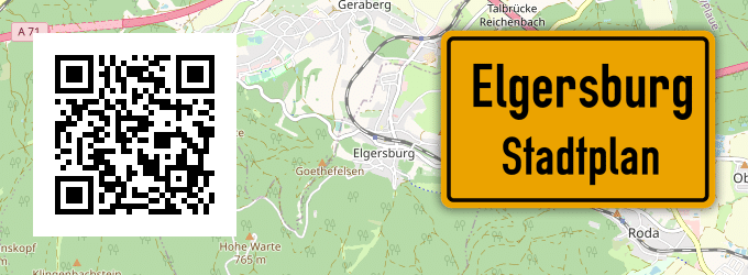 Stadtplan Elgersburg