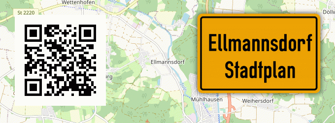 Stadtplan Ellmannsdorf, Oberpfalz