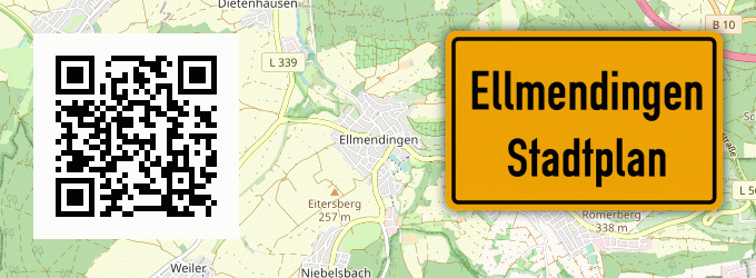 Stadtplan Ellmendingen