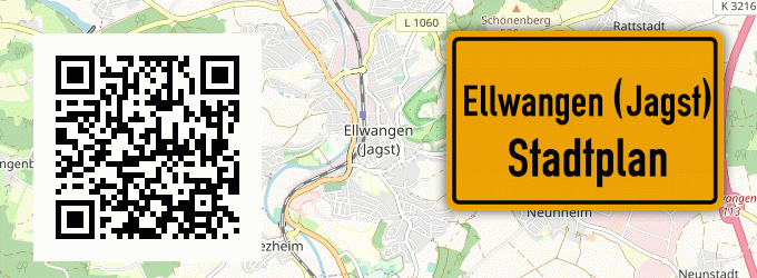 Stadtplan Ellwangen (Jagst)