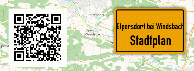 Stadtplan Elpersdorf bei Windsbach