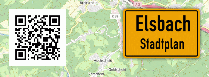 Stadtplan Elsbach, Odenwald