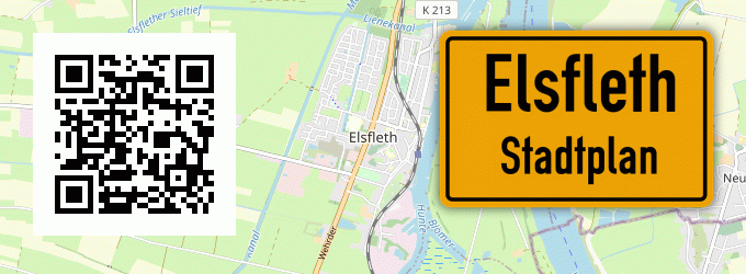 Stadtplan Elsfleth