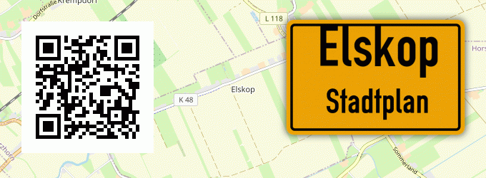 Stadtplan Elskop