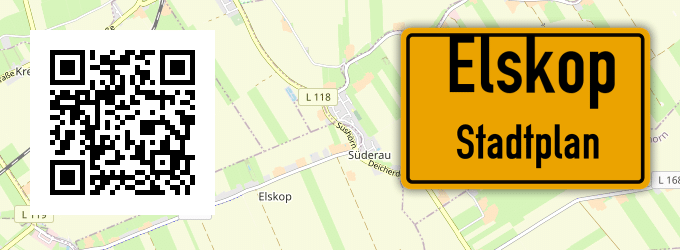 Stadtplan Elskop