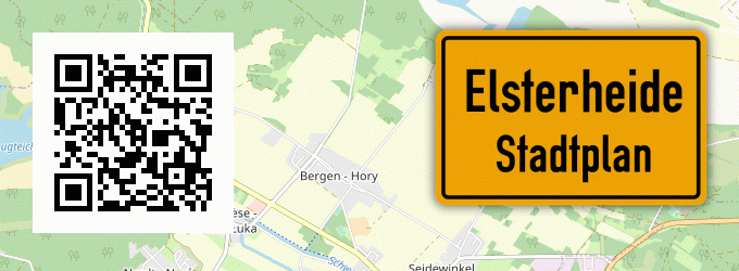 Stadtplan Elsterheide