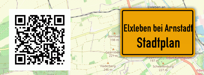 Stadtplan Elxleben bei Arnstadt