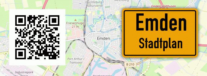 Stadtplan Emden