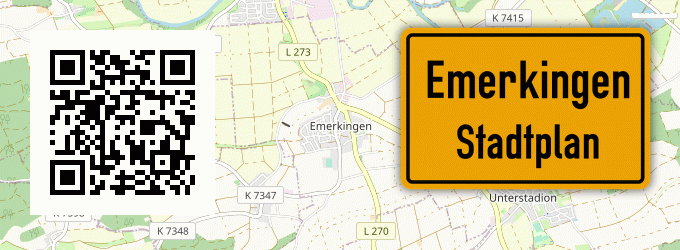 Stadtplan Emerkingen