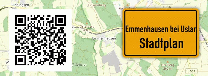 Stadtplan Emmenhausen bei Uslar