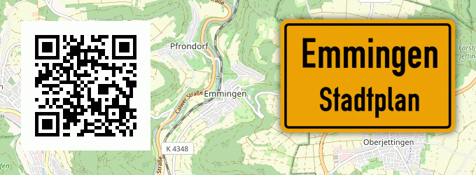 Stadtplan Emmingen
