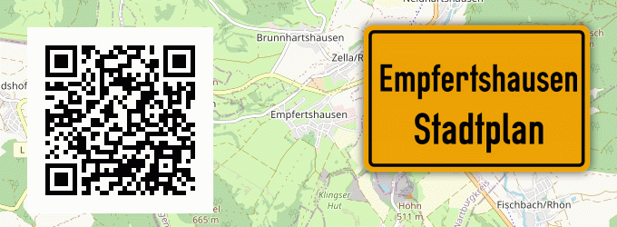Stadtplan Empfertshausen