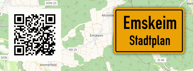 Stadtplan Emskeim
