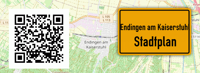 Stadtplan Endingen am Kaiserstuhl