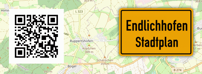 Stadtplan Endlichhofen