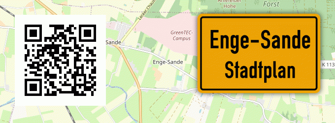Stadtplan Enge-Sande