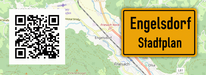 Stadtplan Engelsdorf, Oberbayern