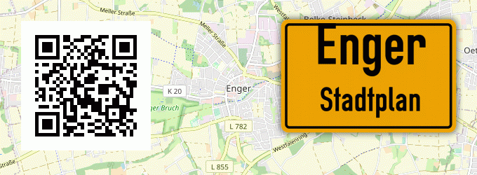 Stadtplan Enger