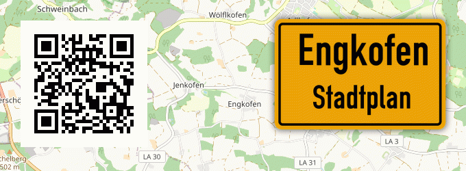 Stadtplan Engkofen, Niederbayern