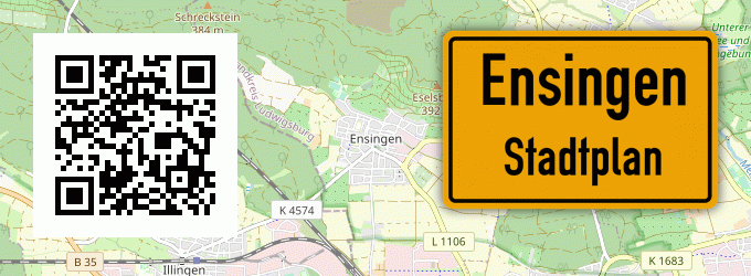 Stadtplan Ensingen