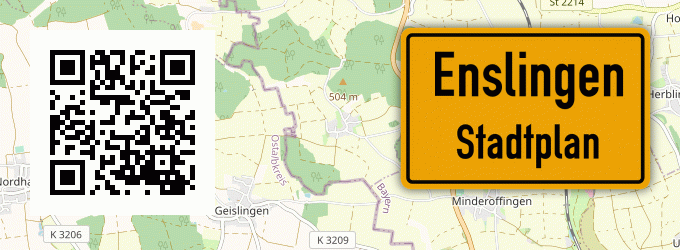 Stadtplan Enslingen