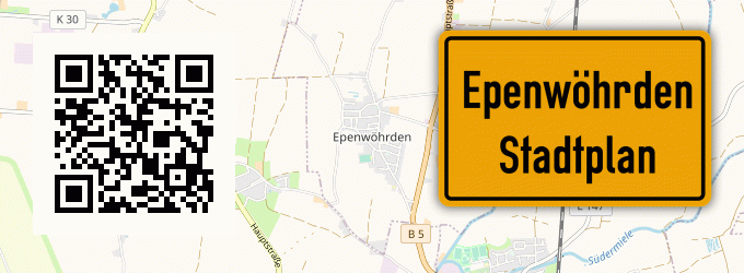 Stadtplan Epenwöhrden