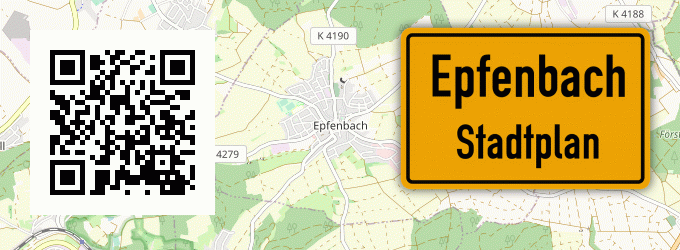 Stadtplan Epfenbach