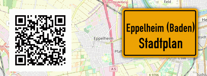 Stadtplan Eppelheim (Baden)