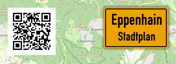 Stadtplan Eppenhain, Taunus