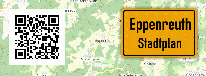 Stadtplan Eppenreuth, Saale