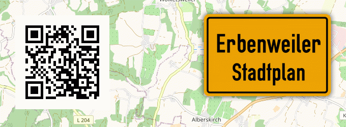 Stadtplan Erbenweiler