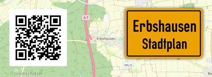 Stadtplan Erbshausen