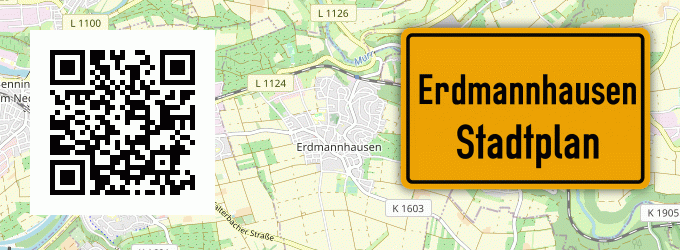 Stadtplan Erdmannhausen