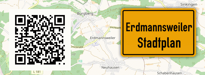 Stadtplan Erdmannsweiler