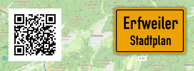 Stadtplan Erfweiler