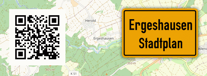 Stadtplan Ergeshausen