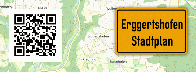 Stadtplan Erggertshofen, Oberpfalz