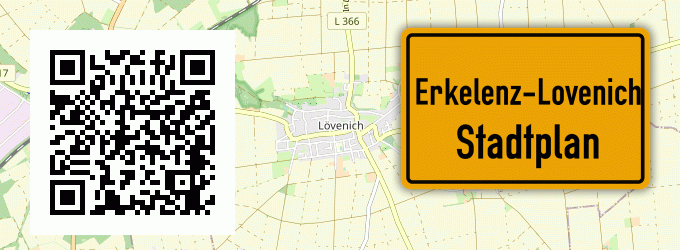 Stadtplan Erkelenz-Lovenich