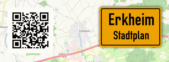 Stadtplan Erkheim