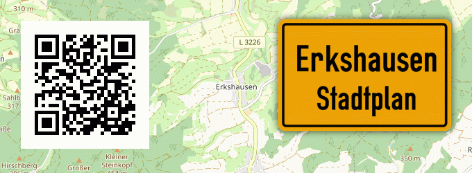 Stadtplan Erkshausen