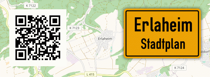 Stadtplan Erlaheim