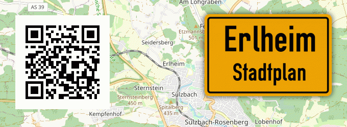 Stadtplan Erlheim