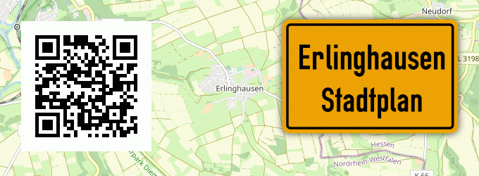 Stadtplan Erlinghausen
